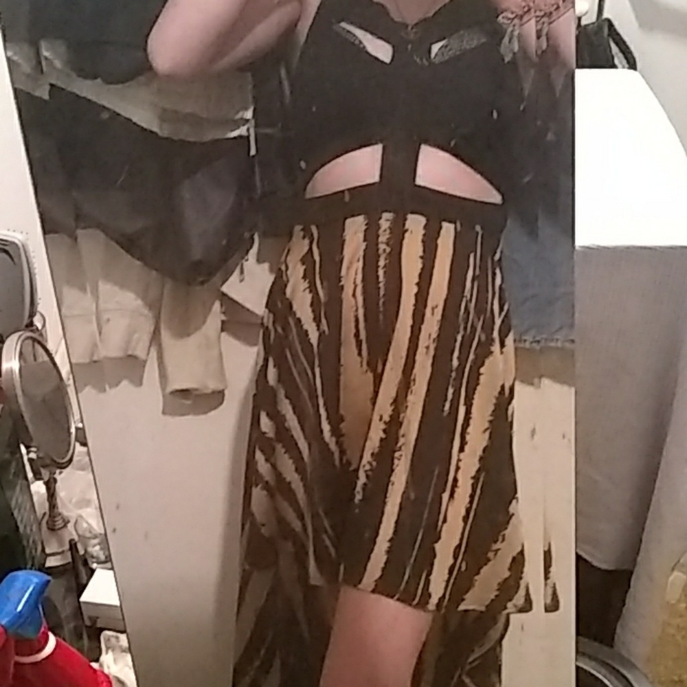 Tiger flowy dress